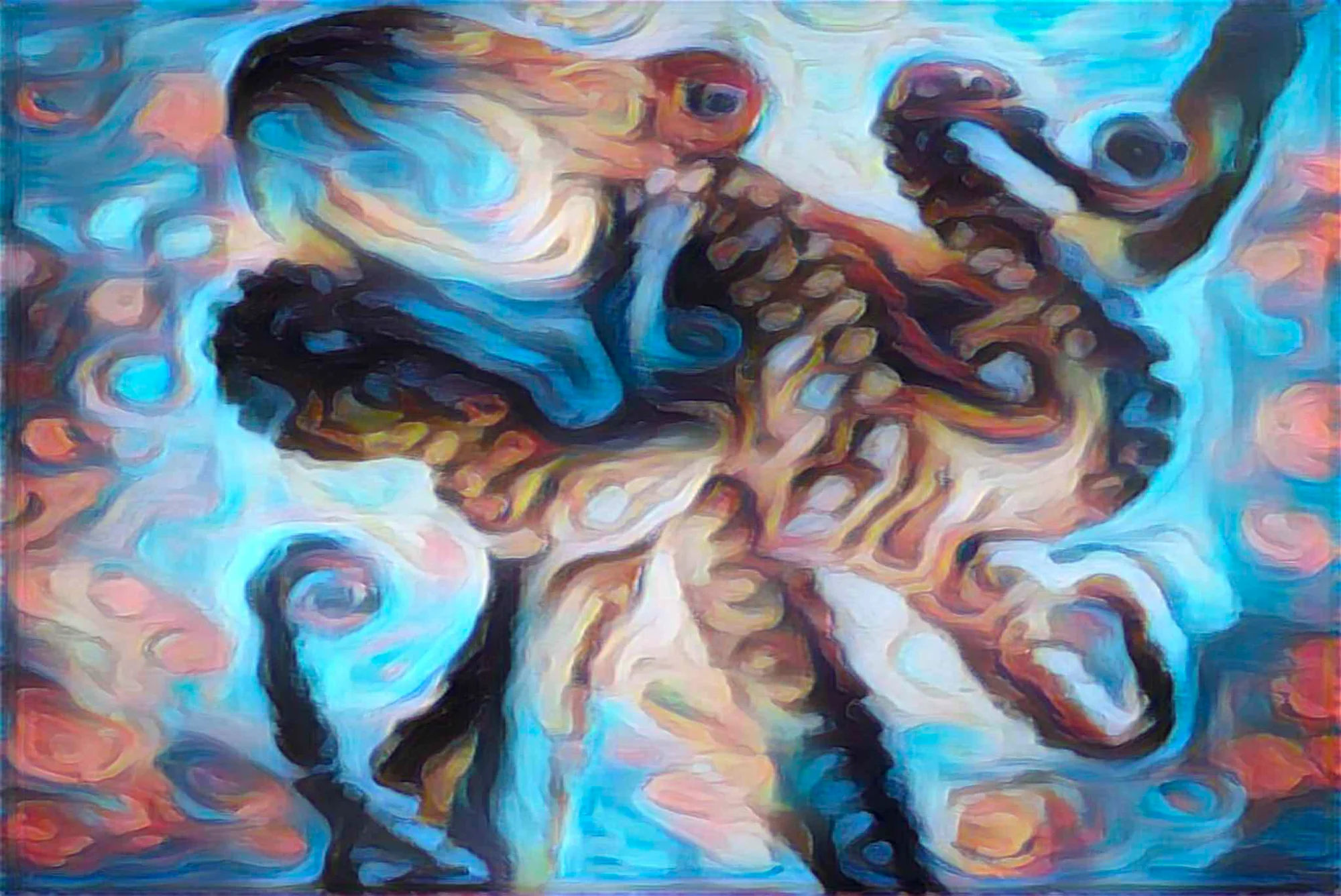 OCTOPUS EREBUS - Stampa su Tela - Stampa su tela OctoWonders