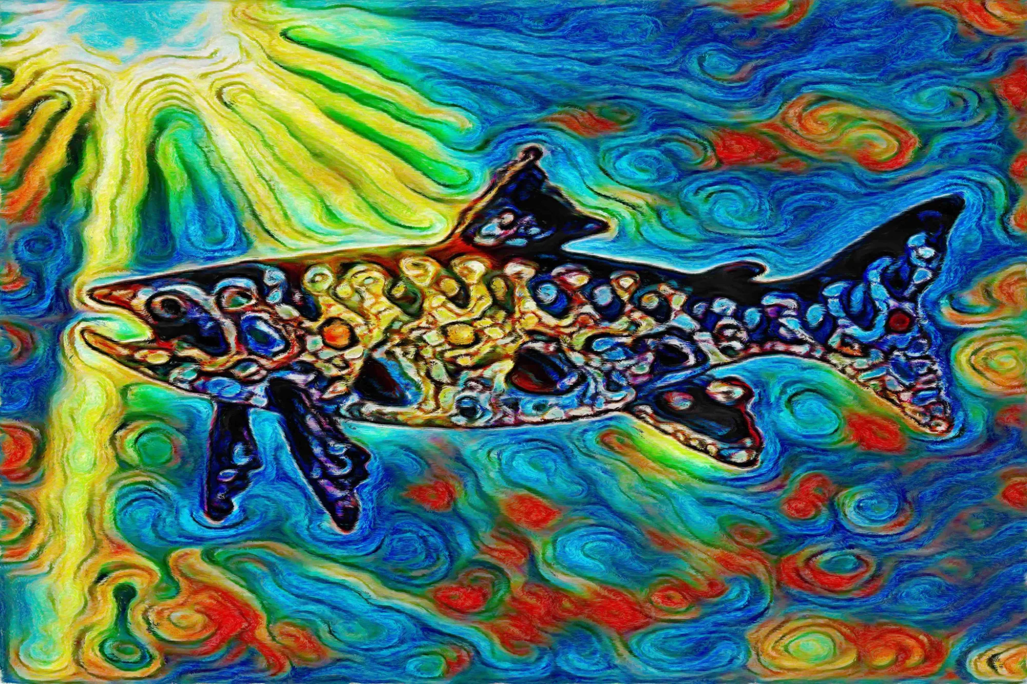 SALMOTRUTTA SOLARIS - Stampa su Tela - Stampa su tela OctoWonders