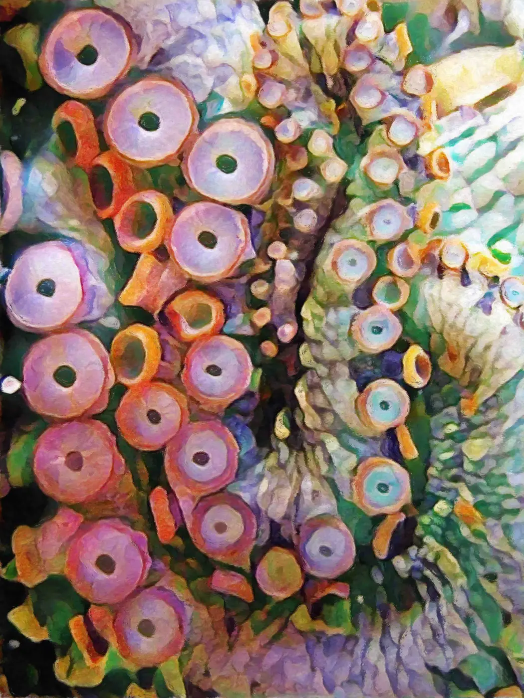 Octocups Kandirosae - Stampa su Tela - Stampa su tela OctoWonders