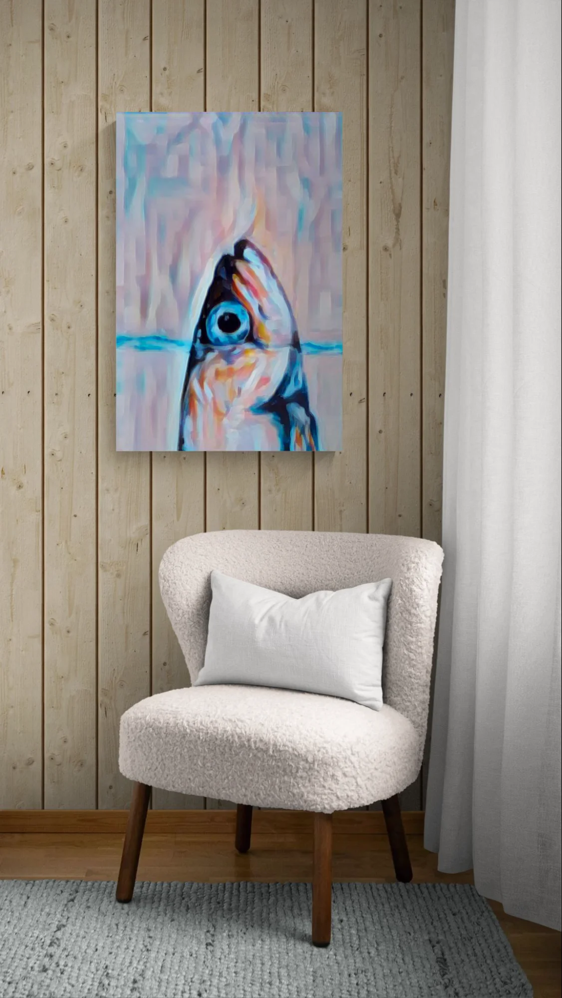 Anchoio - 60x90 - Anteprima stampa in ambiente