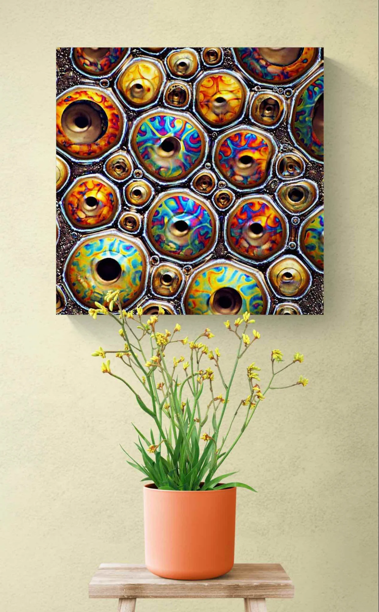 BOLLOVENTOSE - 60x60 - Anteprima stampa in ambiente