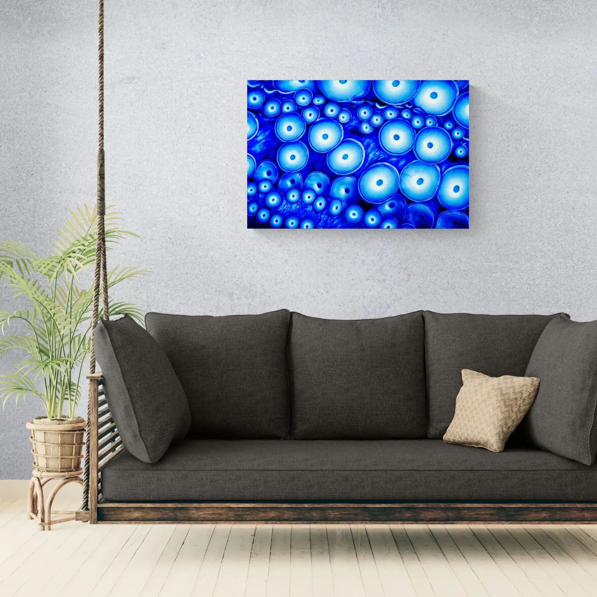 OCTOBLUE SUCKERS - 90x60 - Anteprima stampa in ambiente