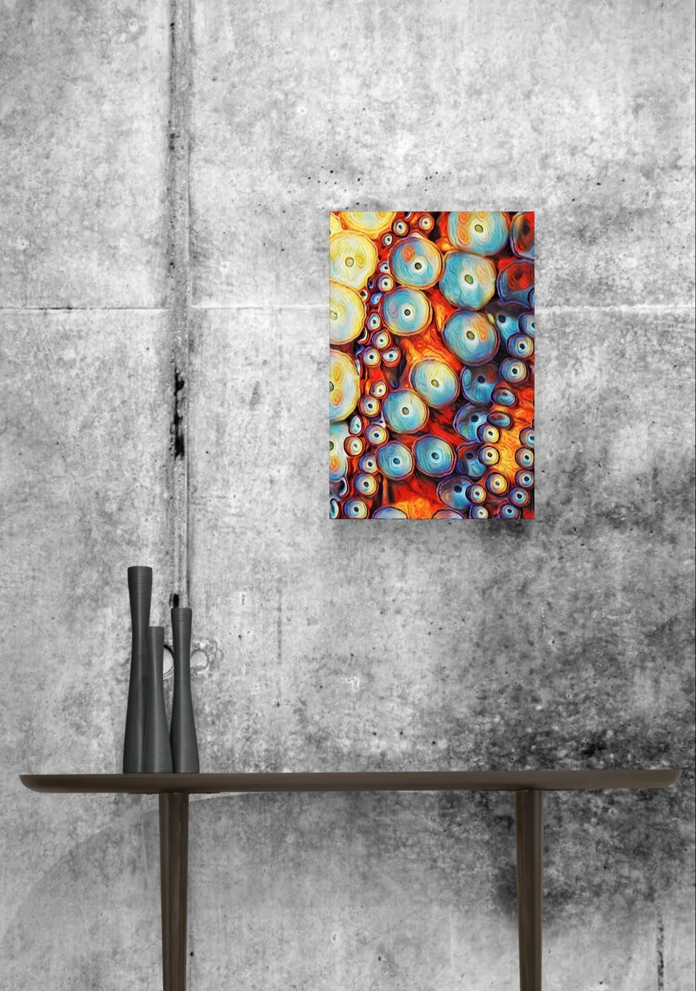 Octocups Antanis - 40x60 - Anteprima stampa in ambiente