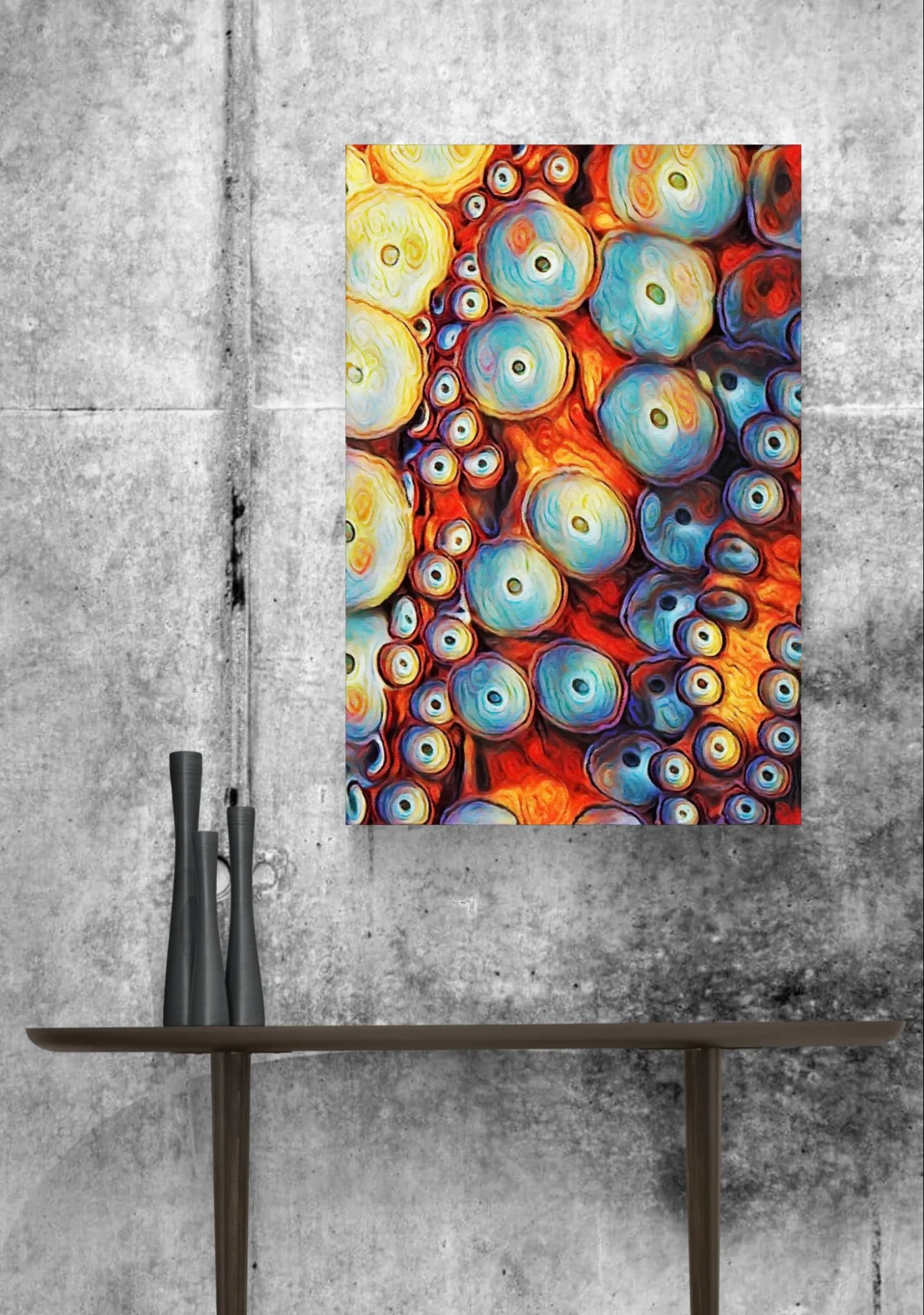 Octocups Antanis - 75x100 - Anteprima stampa in ambiente