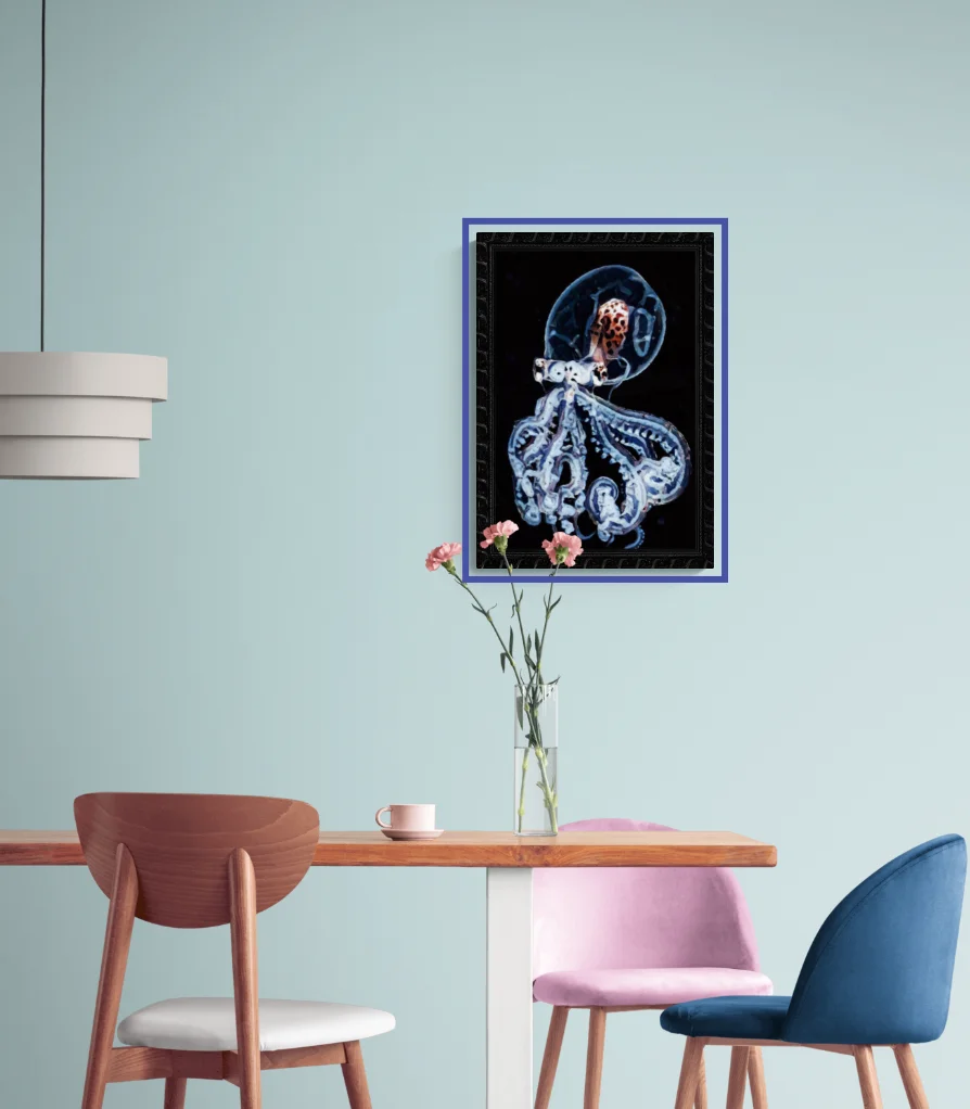 Octoghost - 40x60 - Anteprima stampa in ambiente