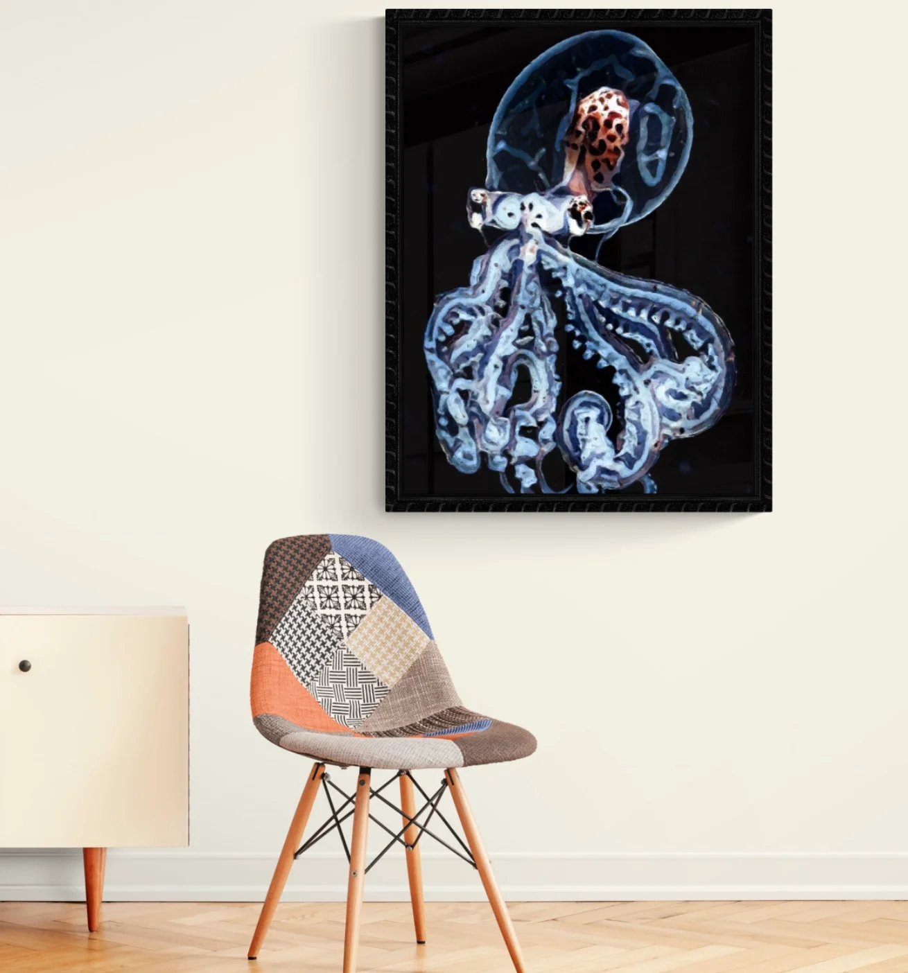 Octoghost - 75x100 - Anteprima stampa in ambiente