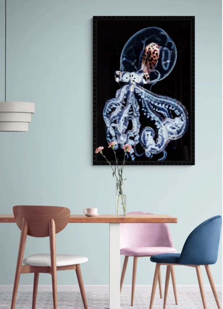 Octoghost - 80x120 - Anteprima stampa in ambiente