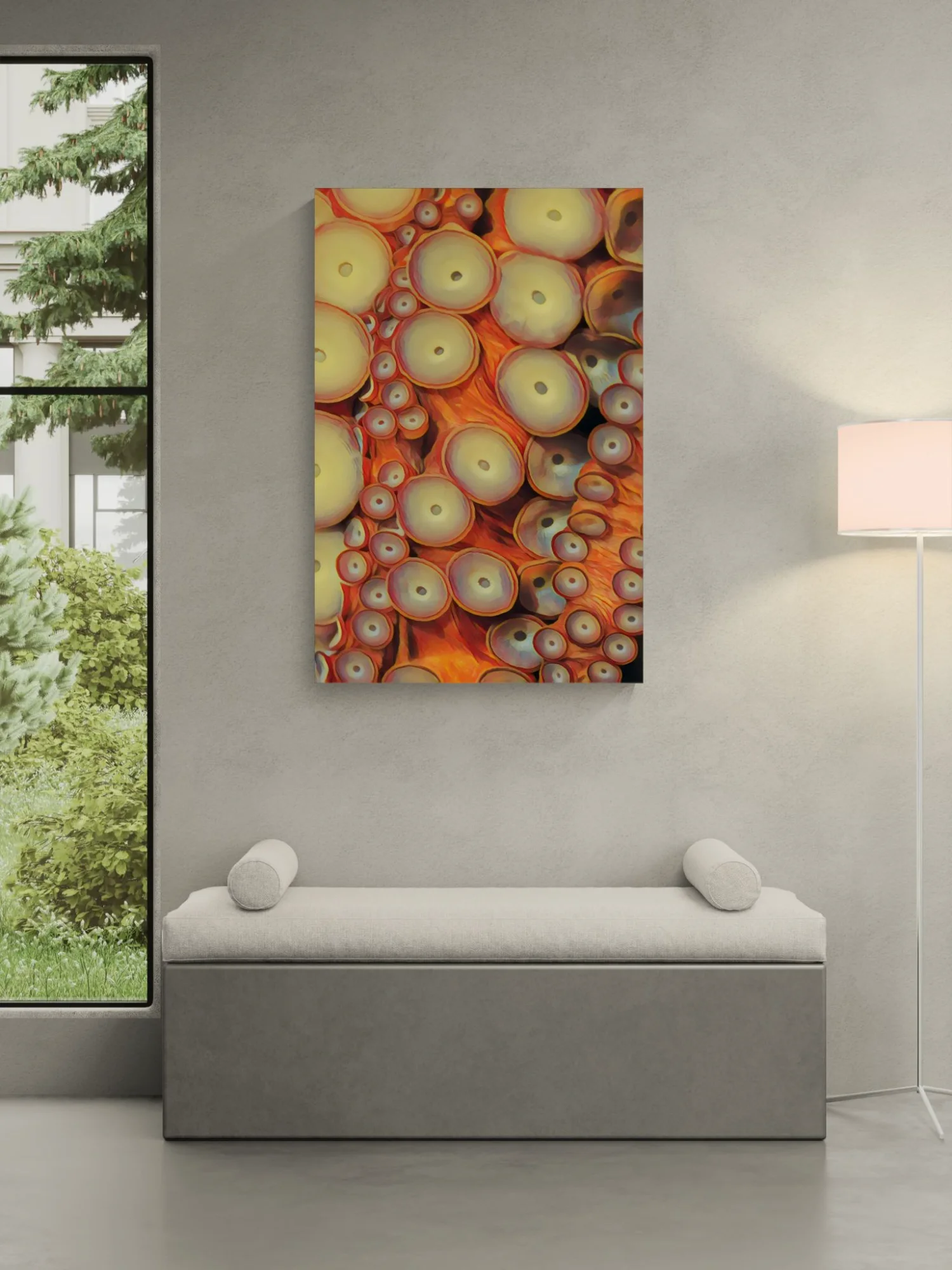 Octosuckers - 120x80 - Anteprima stampa in ambiente