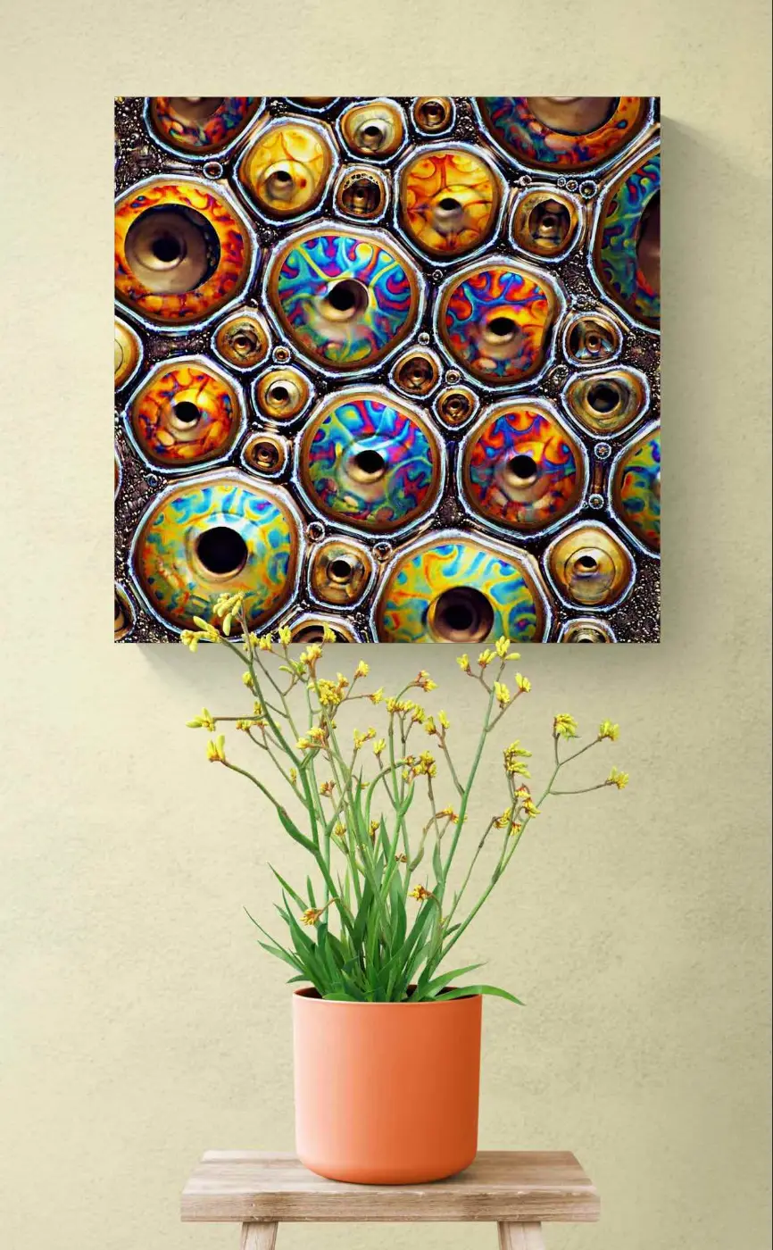 BOLLOVENTOSE - 60x60 - Anteprima stampa in ambiente