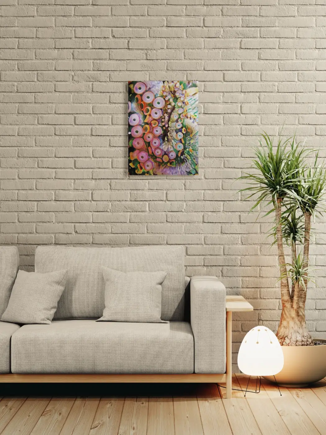 Octocups Kandirosae - 40x60 - Anteprima stampa in ambiente