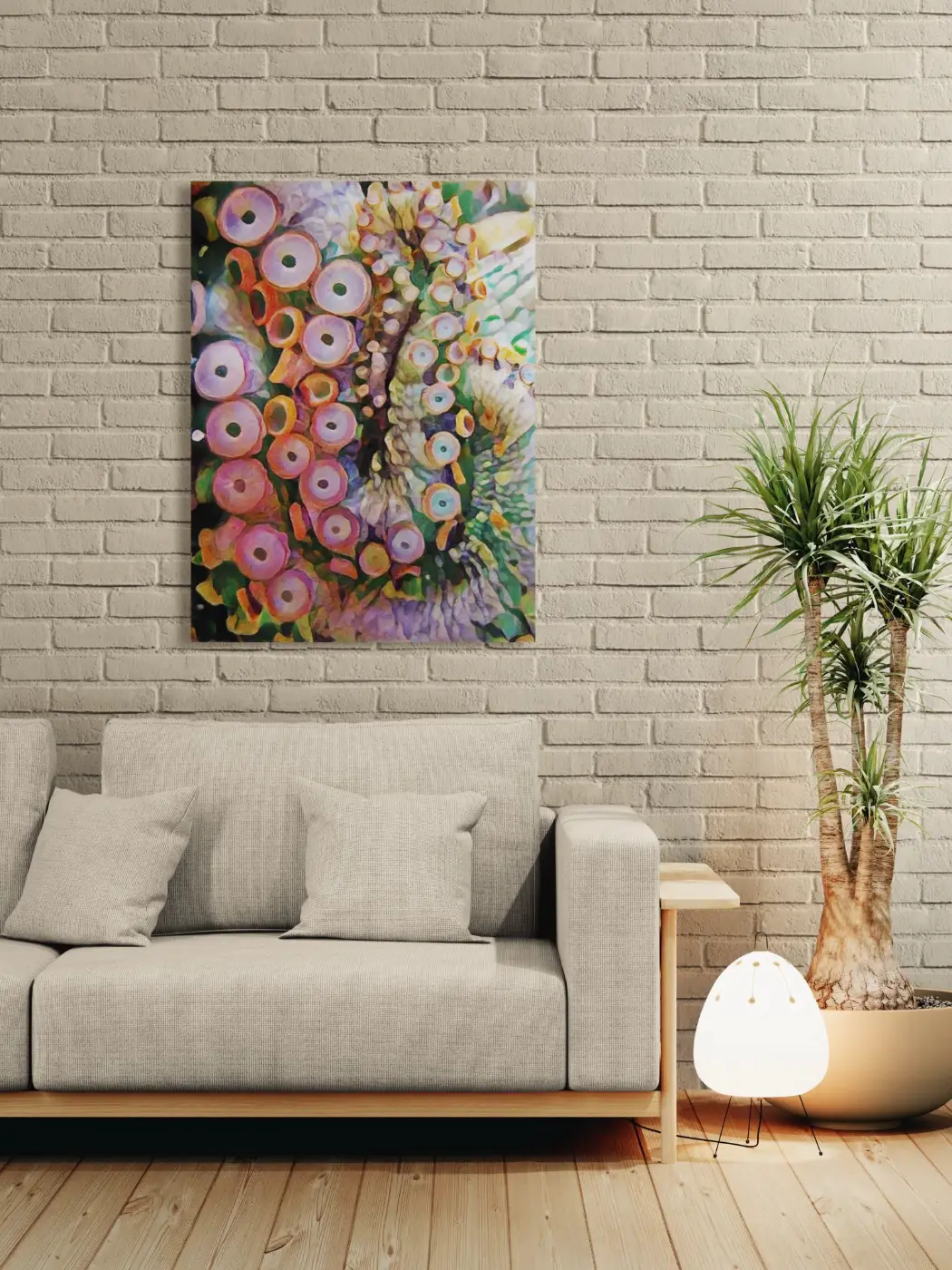 Octocups Kandirosae - 75x100 - Anteprima stampa in ambiente