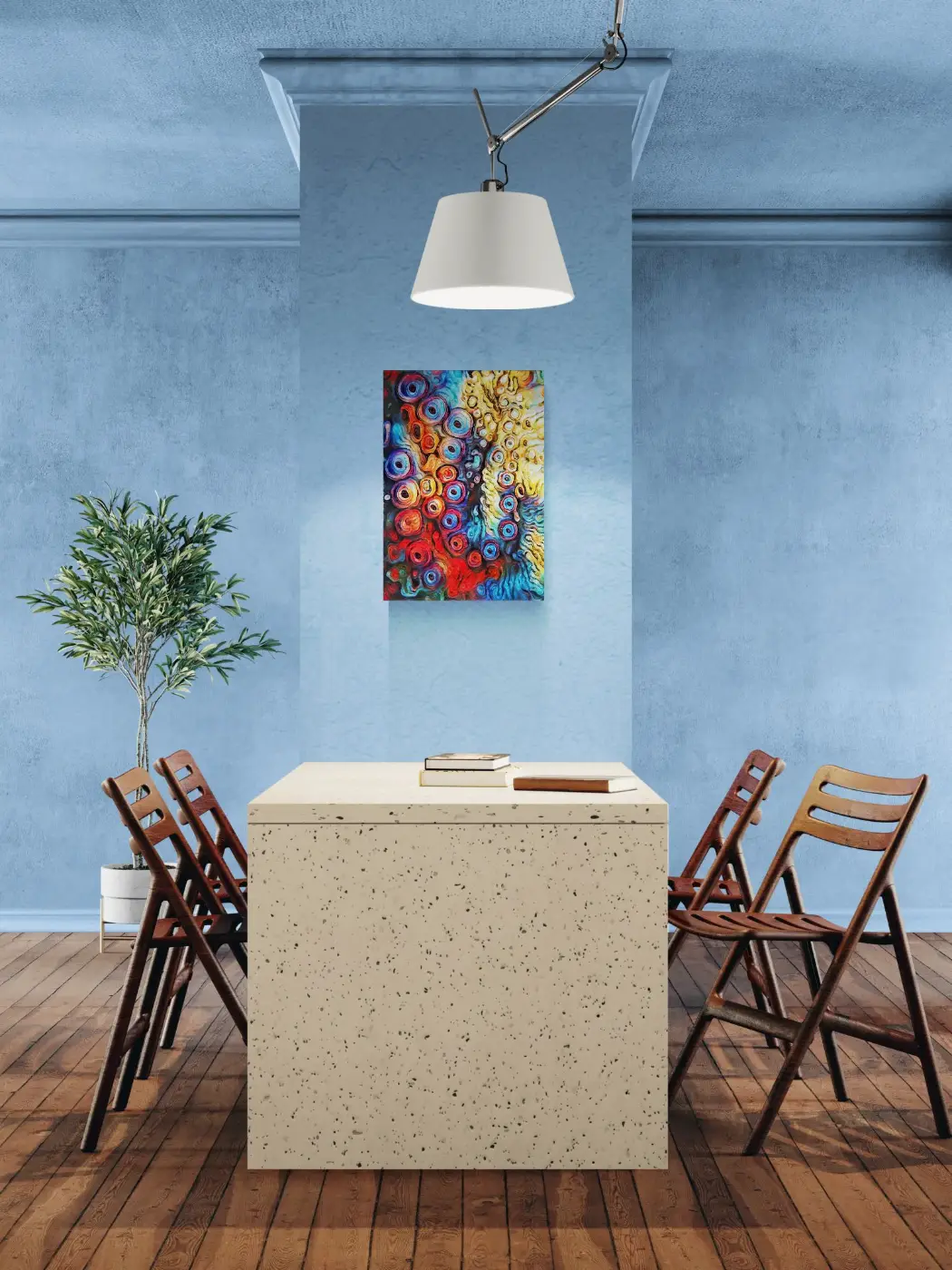 OctoCups Zoensis - 60x40 - Anteprima stampa in ambiente