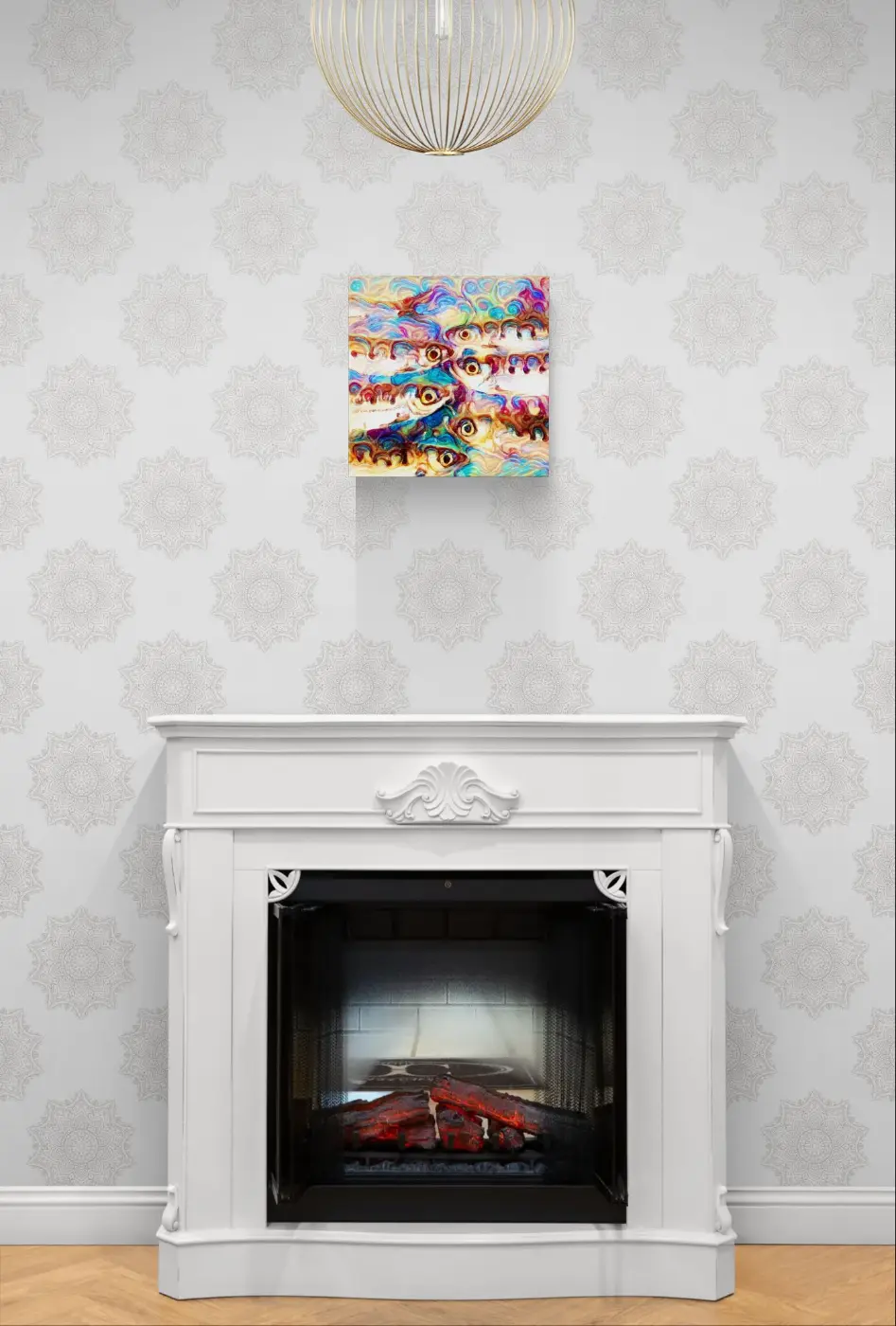 Sardinopsis - 40x40 - Anteprima stampa in ambiente